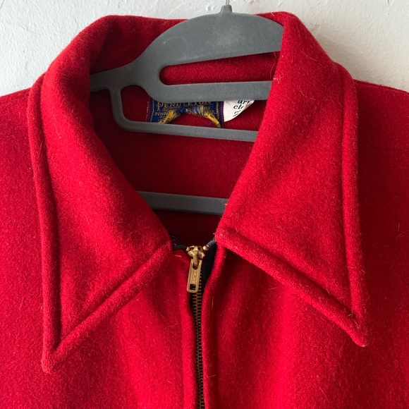 Pendleton Red Wool Coat Jacket - Picture 2 of 4